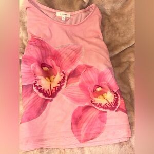 Floral Pink Tank Top